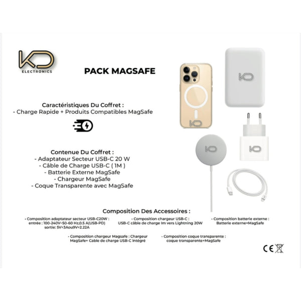 PACK MAGSAFE (COMPLET) - KD ELECTRONICS