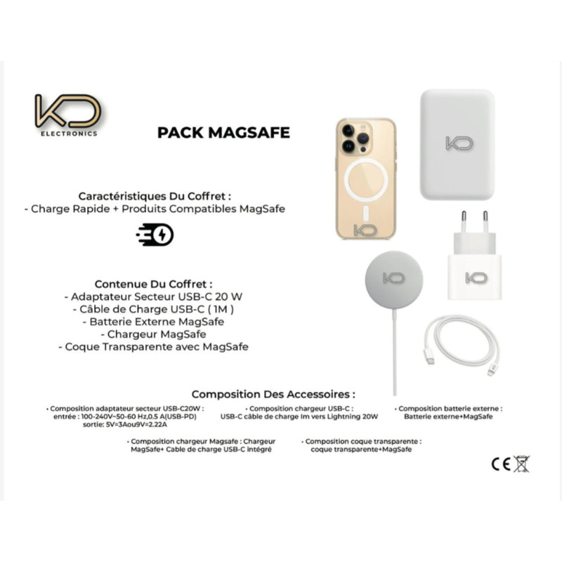 PACK MAGSAFE (COMPLET) - KD ELECTRONICS